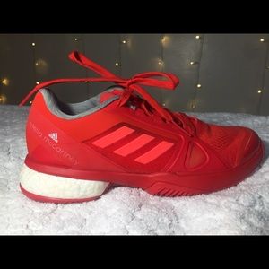 Adidas Stella McCartney Court W Tennis Shoes Red